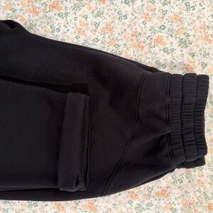 SPANX Air Essentials Tapered Pants/Joggers Cuffed Black, Size Small